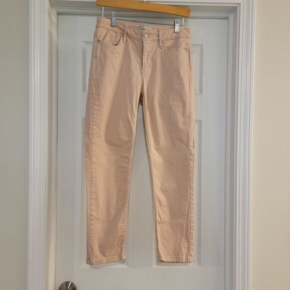 CALVIN KLEIN SATEEN ANKLE SKINNY JEANS color rose size 8 - Picture 1 of 4